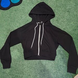 Forever 21 Cropped Zip-up